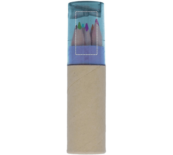 Tubo con 6 lápices de colores PETIT LAMBUT